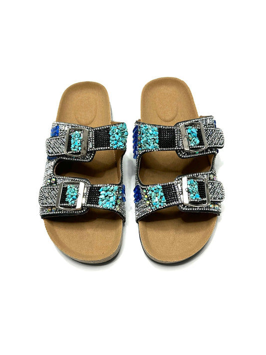 Multi-Stones-medicated-slippers