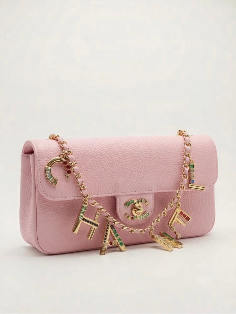 Small Souplissimo Maxi Flap with chain