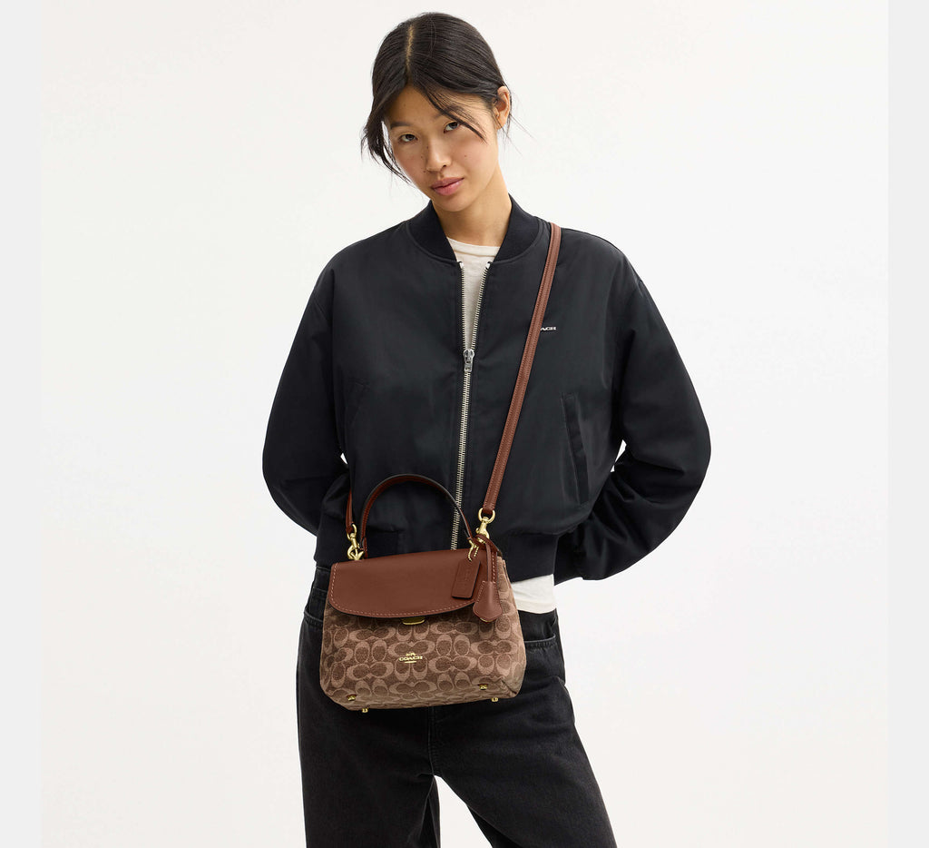 Emory Top Handle Bag In Signature Chenille