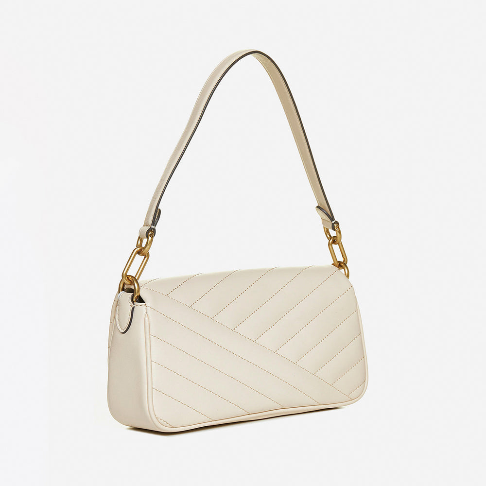 SMALL KIRA CHEVRON FLAP SHOULDER BAG