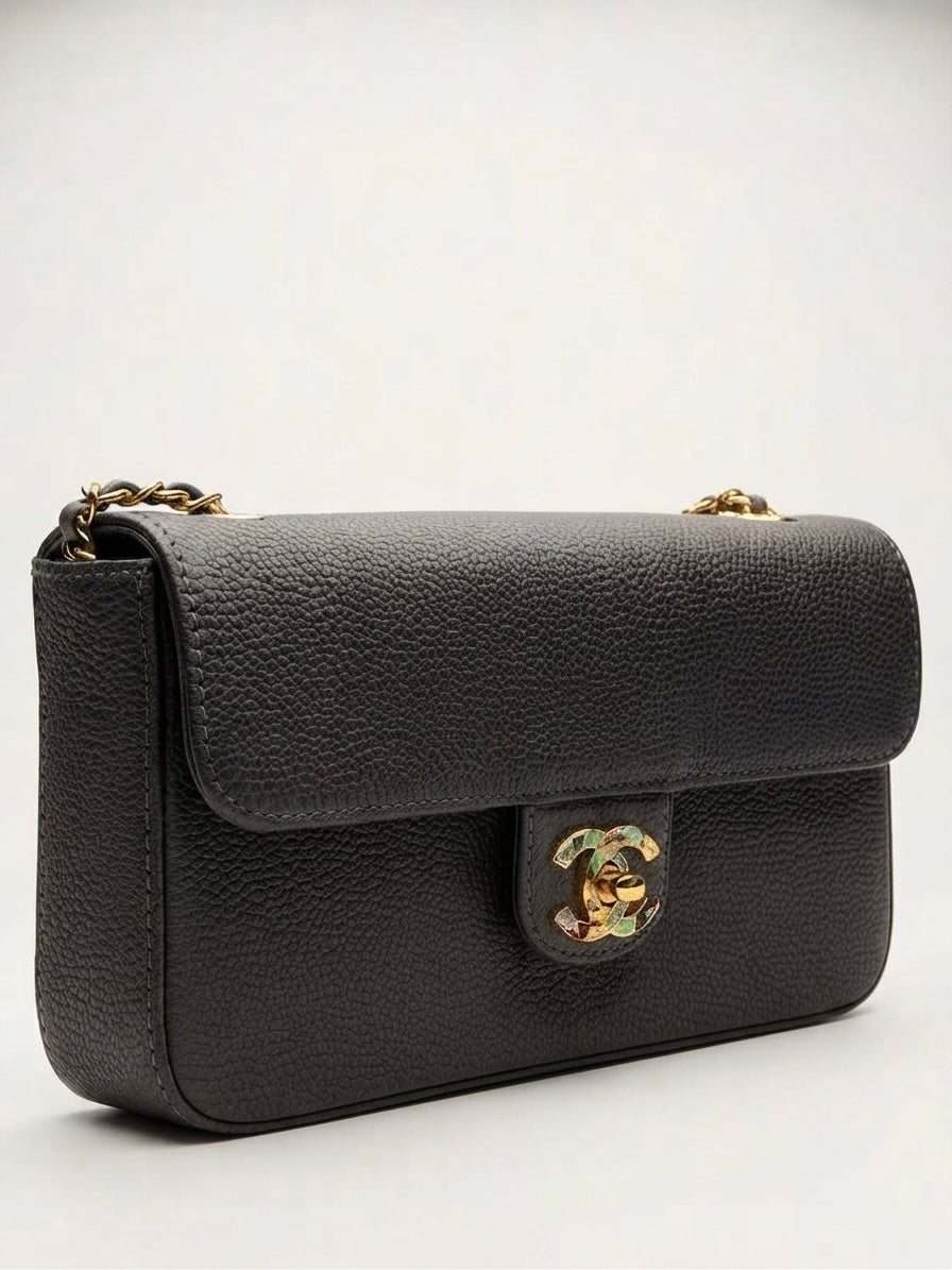 Small Souplissimo Maxi Flap with chain