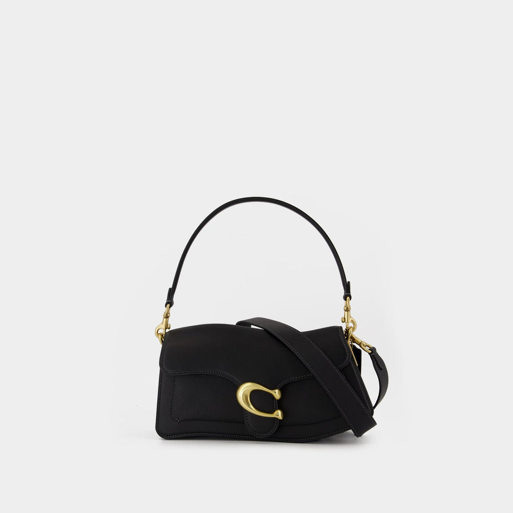 Twisted Tabby Shoulder Coach Bag - Black