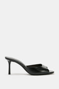 LEATHER HEELED MULES
