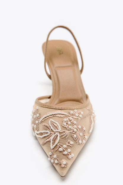IMPORTED EMBROIDERY HEELS