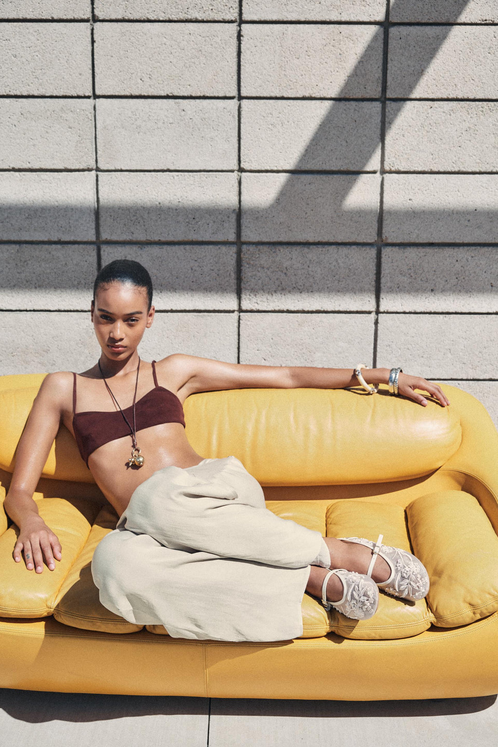 EMROIDERY PEARLS BALLERINAS