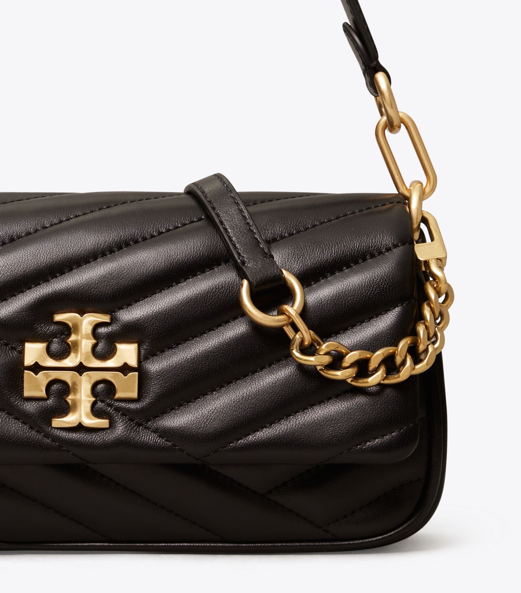 SMALL KIRA CHEVRON FLAP SHOULDER BAG
