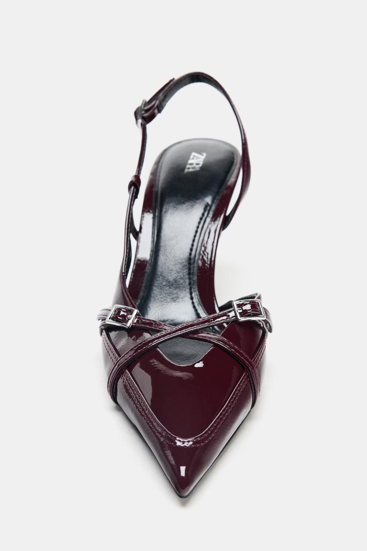 ZARA BURGUNDY CHERRY HEELS