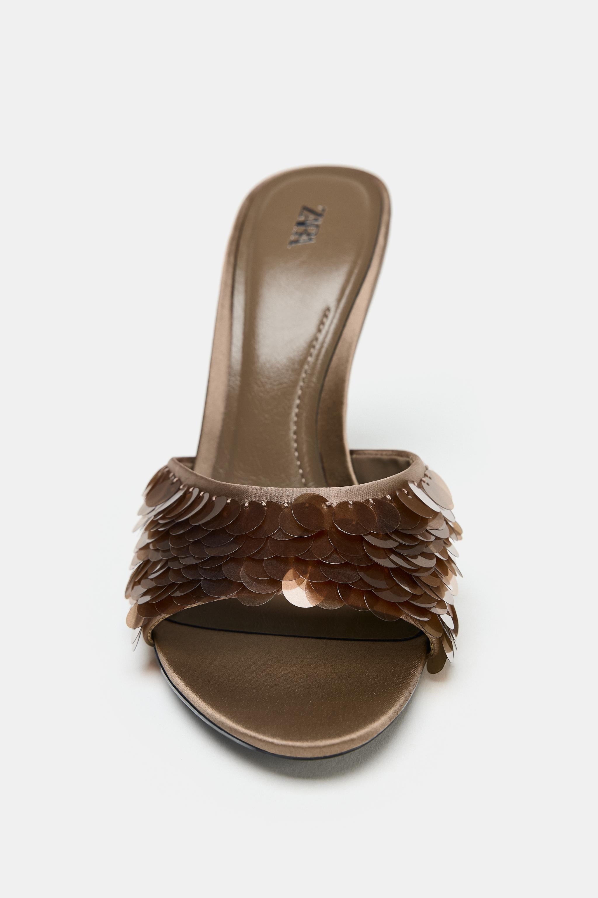 ZARA FANTASY SEQUIN HEELS