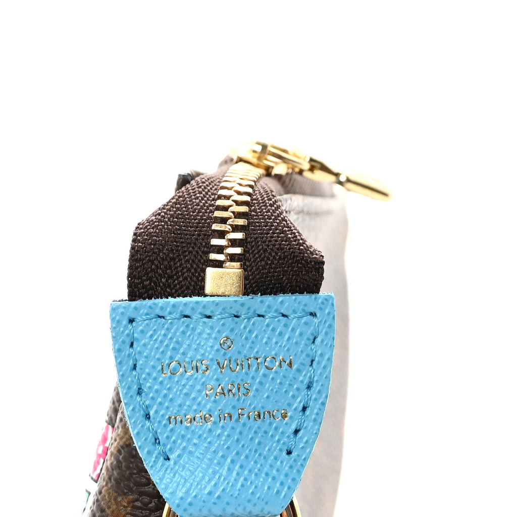 LOUIS VUITTON Christmas Animation Tokyo Mini Pochette