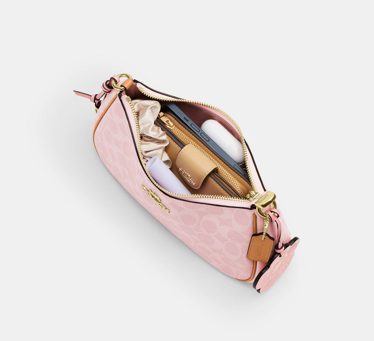 Teri bag in signature canvas with charms