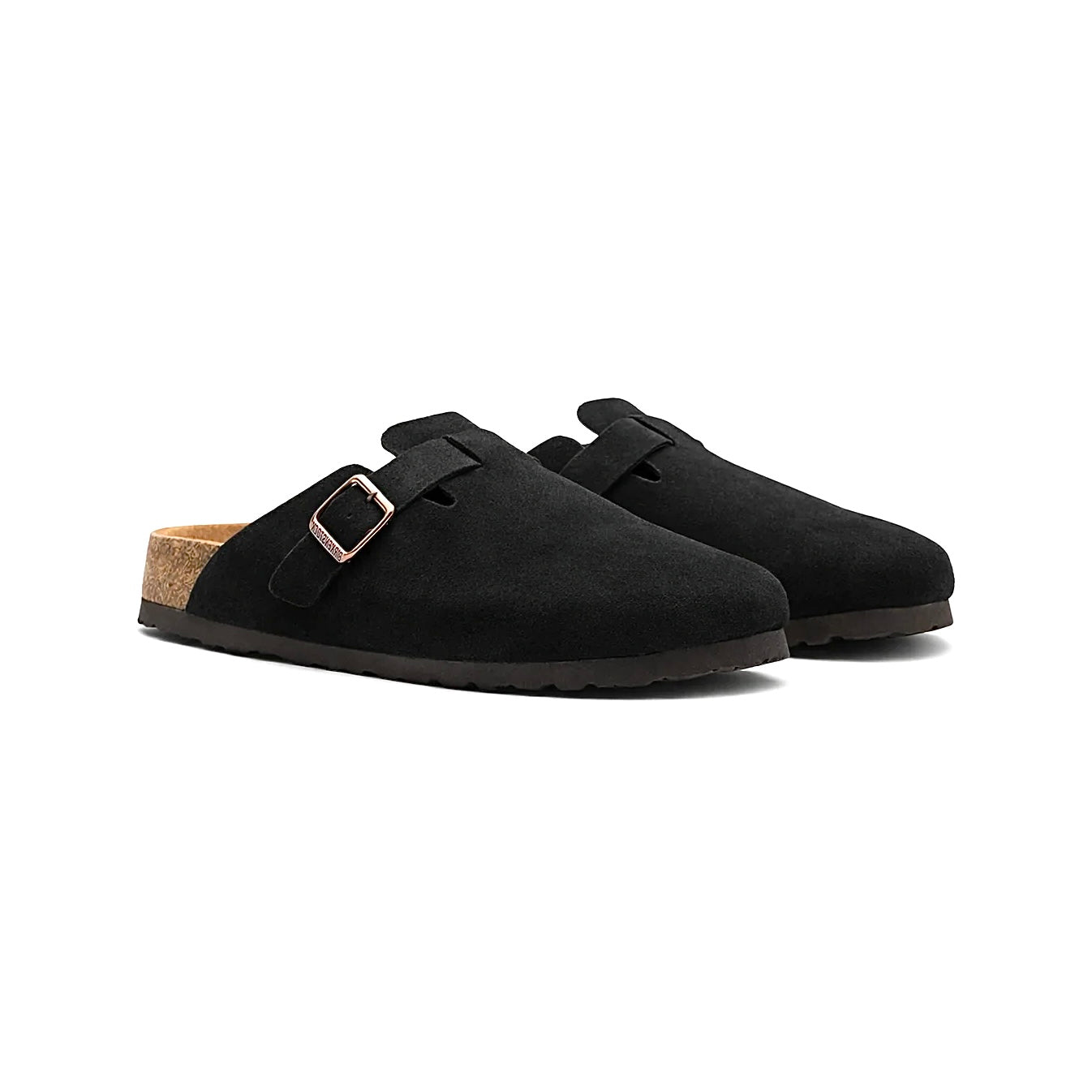 SUEDE BOSTON CLOGS