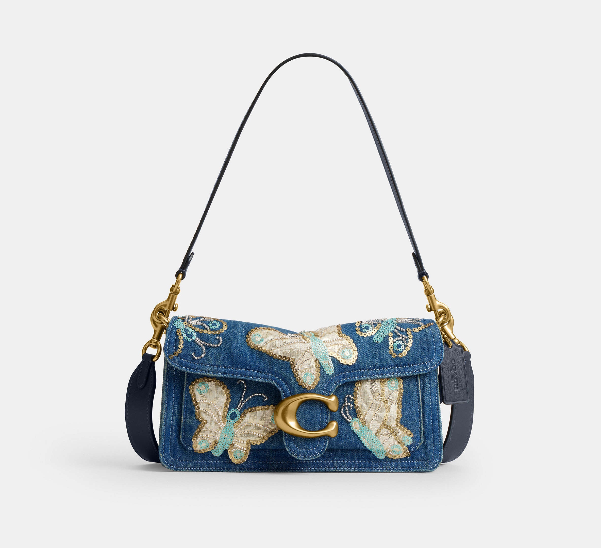 Tabby Shoulder Bag 26 With Butterfly Embellishment