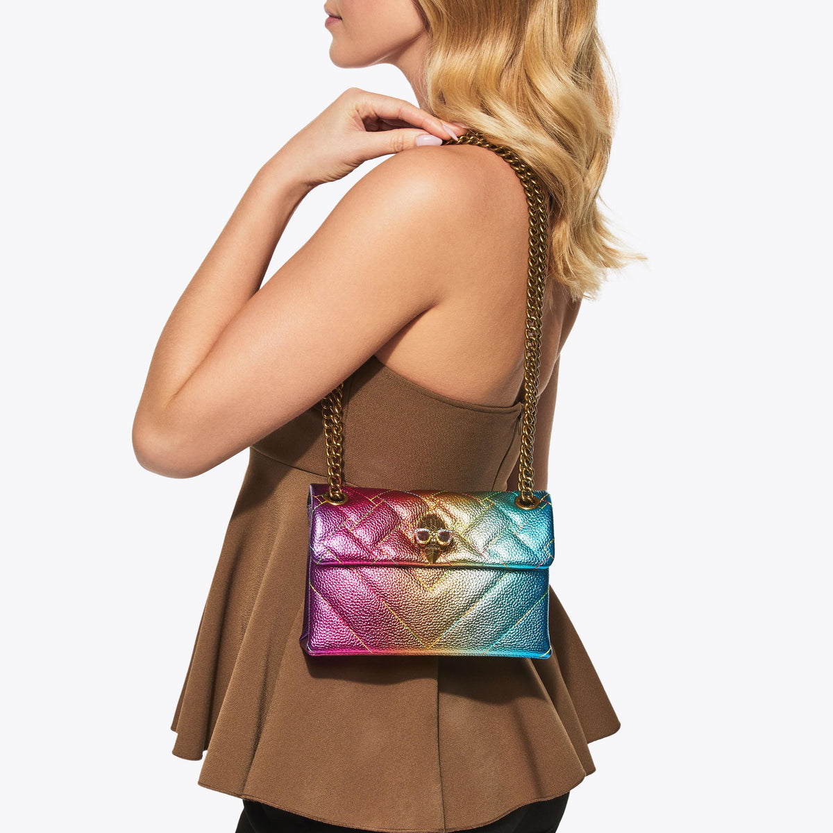 MINI LEATHER KENSINGTON BAG