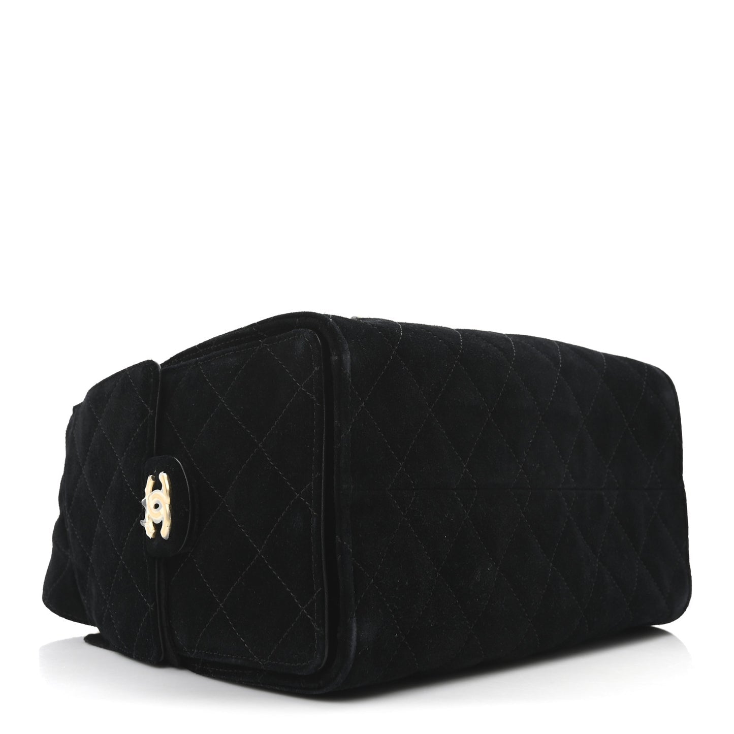 Suede Quilted Small Chanel 25 Handbag