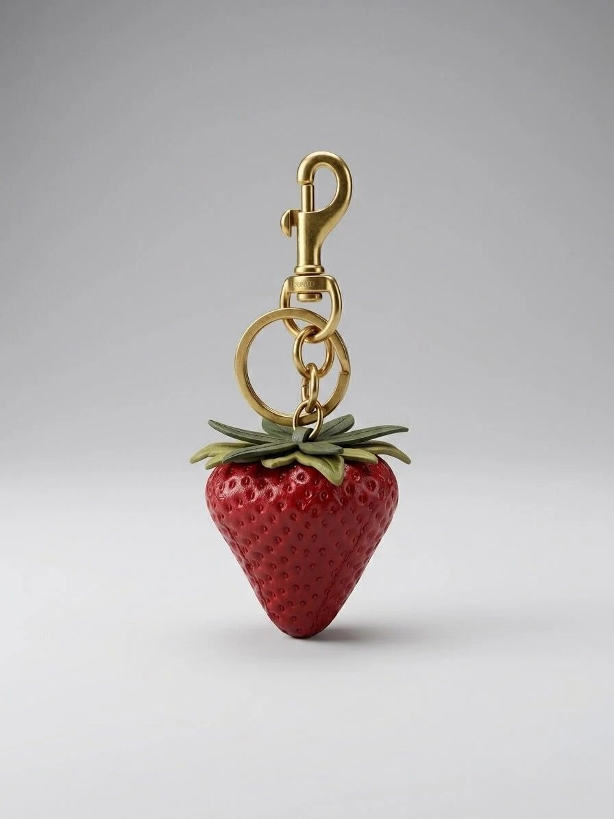 Strawberry Bag Charm
