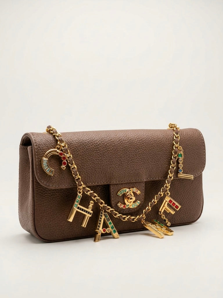 Small Souplissimo Maxi Flap with chain