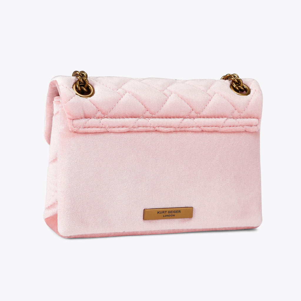 MINI VELVET KENSINGTON BAG