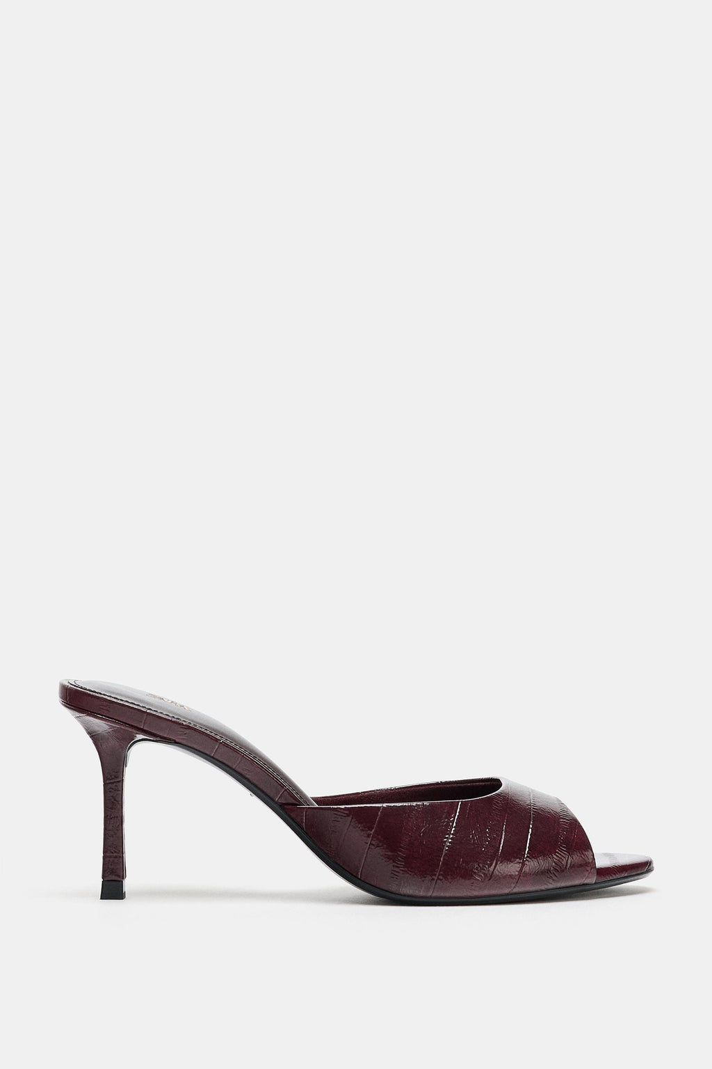 LEATHER HEELED MULES