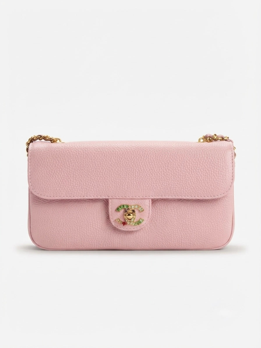 Small Souplissimo Maxi Flap with chain