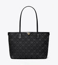 SMALL T MONOGRAM ZIP TOTE