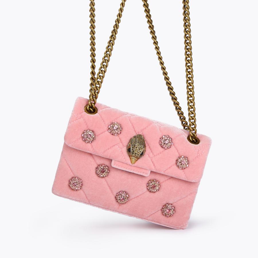 MINI VELVET KENSINGTON BAG