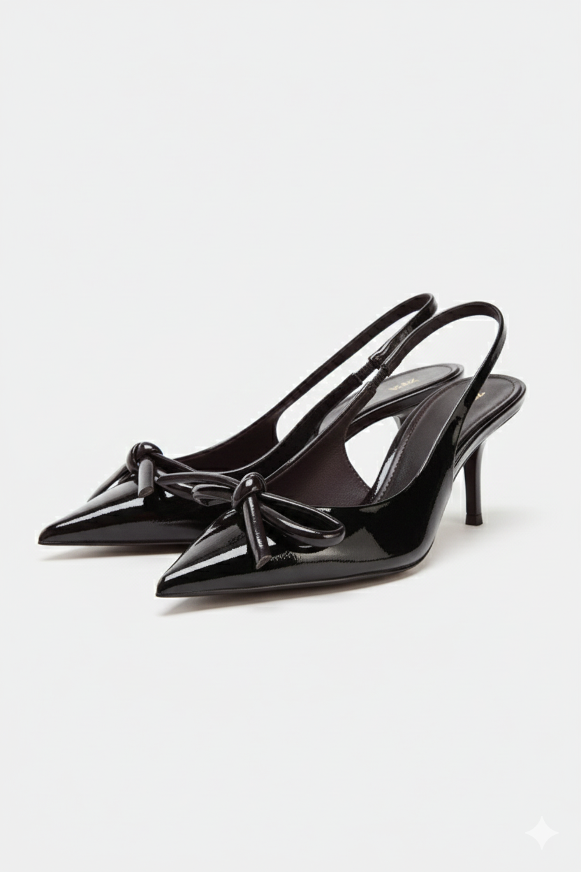 ZARA BOW HEELS
