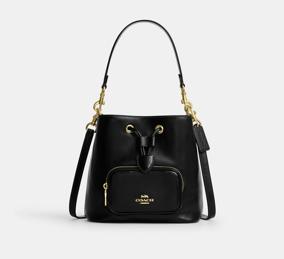ROWAN BUCKET BAG WITH POCKET