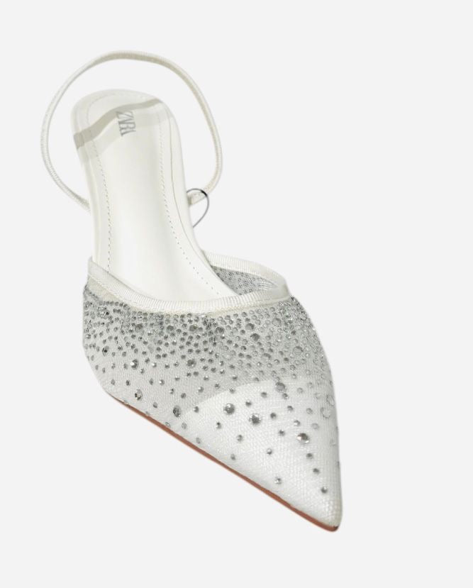 ZARA SWAROVSKI POINTED HEELS