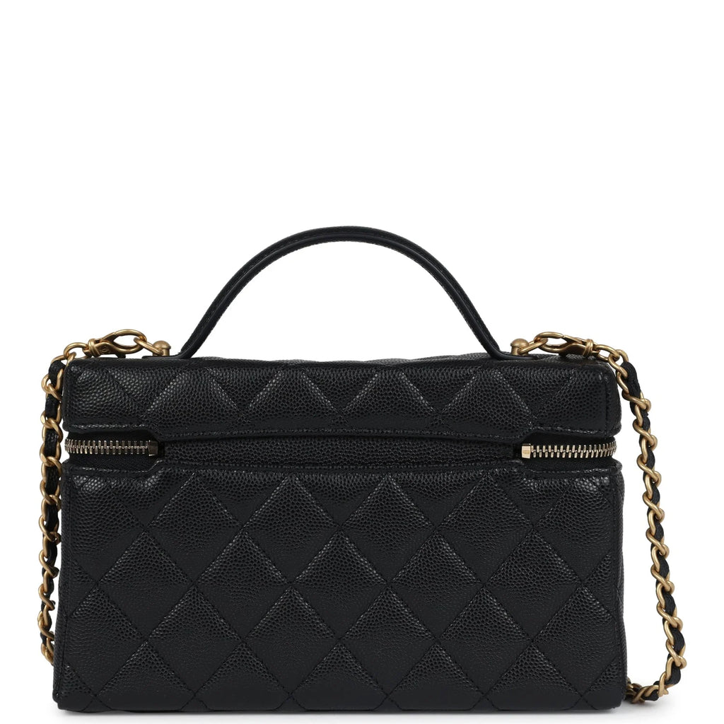 Top Handle Long Vanity Case with Chain