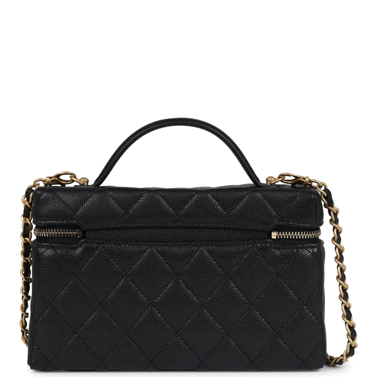 Top Handle Long Vanity Case with Chain