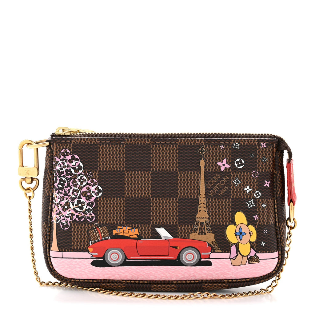 LOUIS VUITTON Christmas Animation Tokyo Mini Pochette