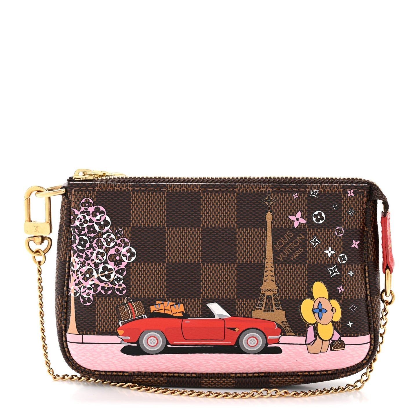 LOUIS VUITTON Christmas Animation Tokyo Mini Pochette