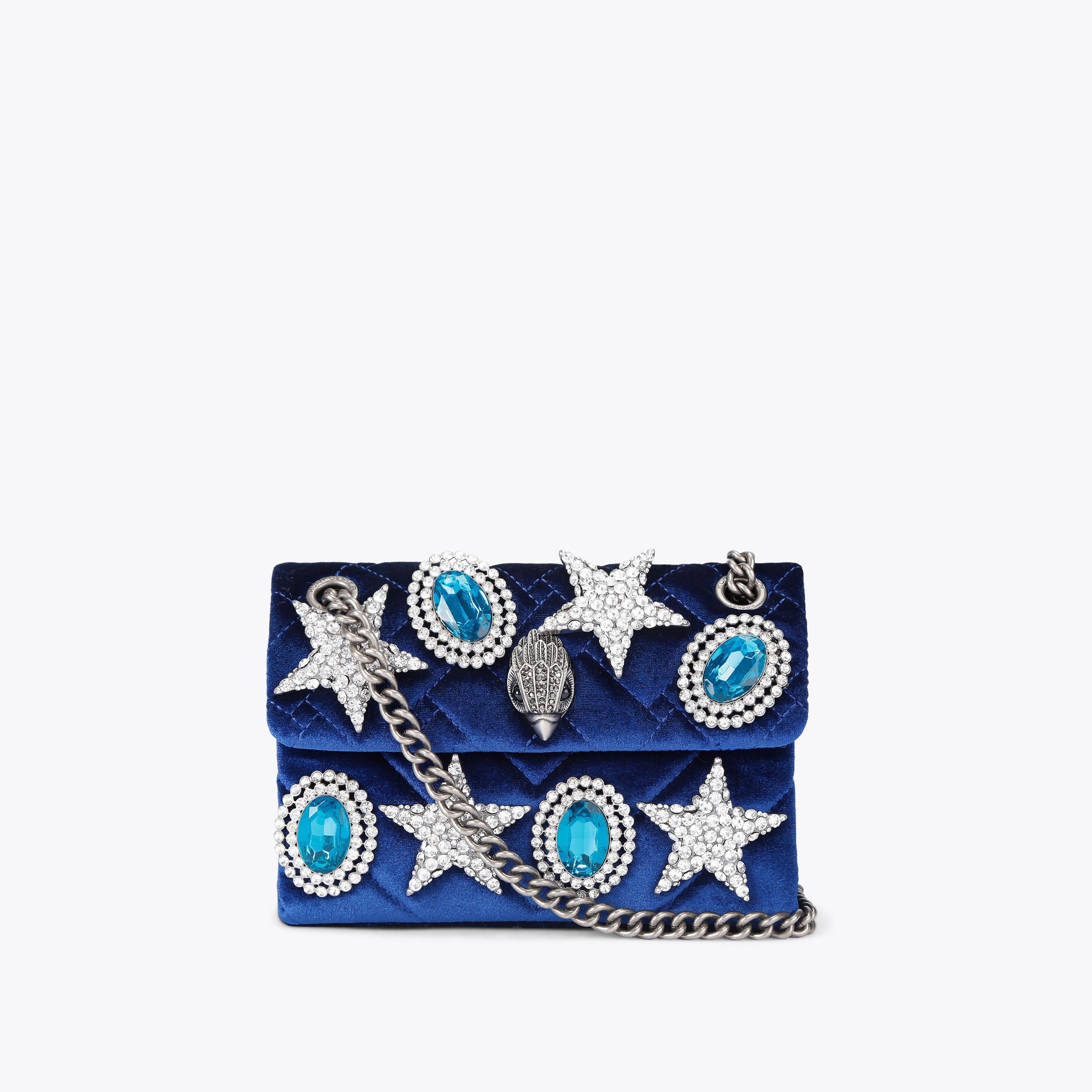 MINI VELVET KENSINGTON BAG