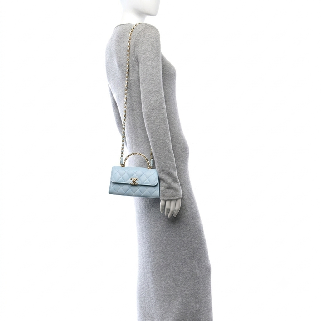 Chanel 25S Top Handle Kelly Clutch