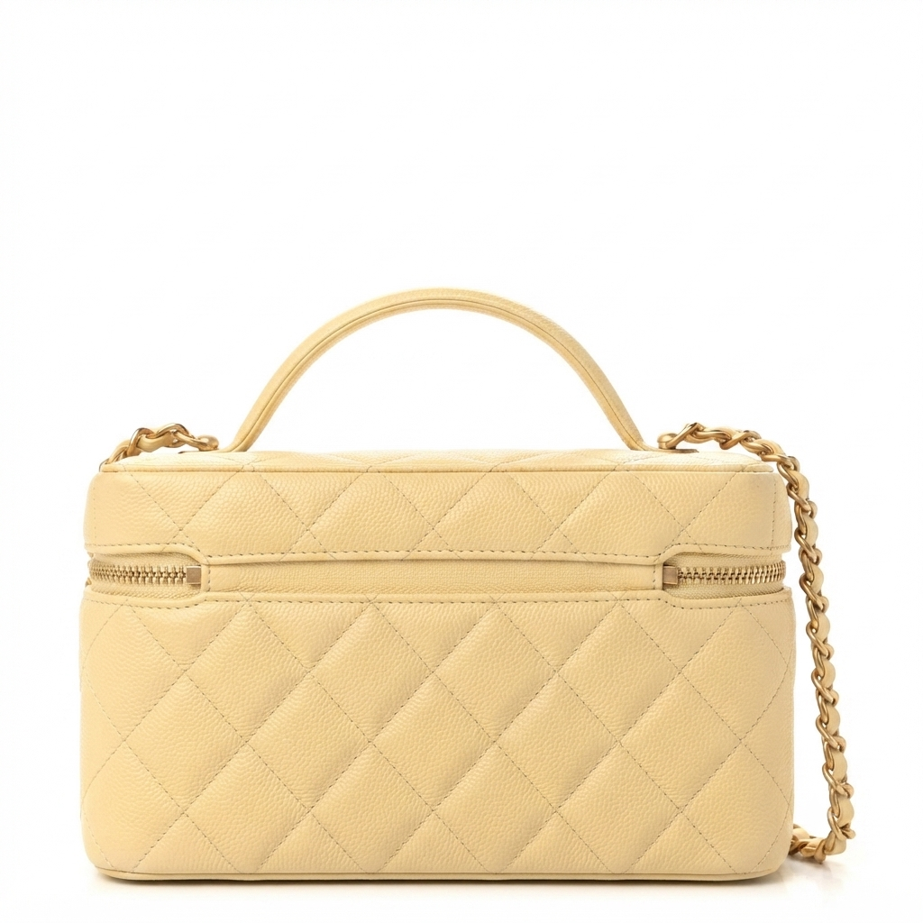 Top Handle Long Vanity Case with Chain