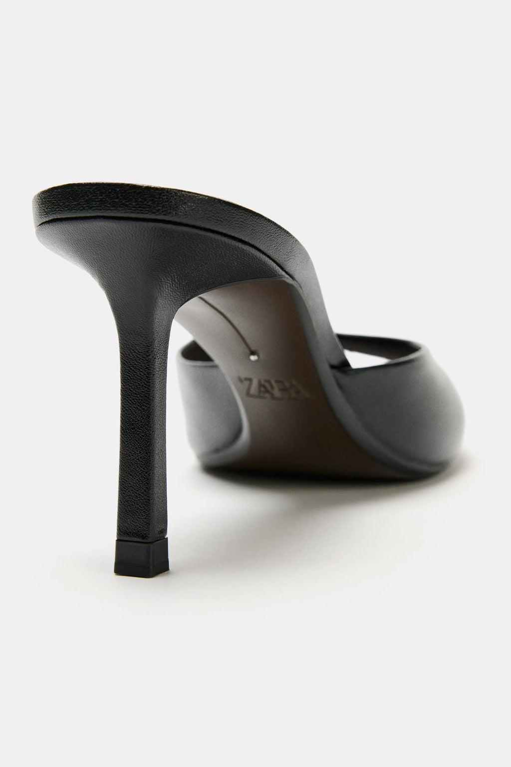 LEATHER HEELED MULES