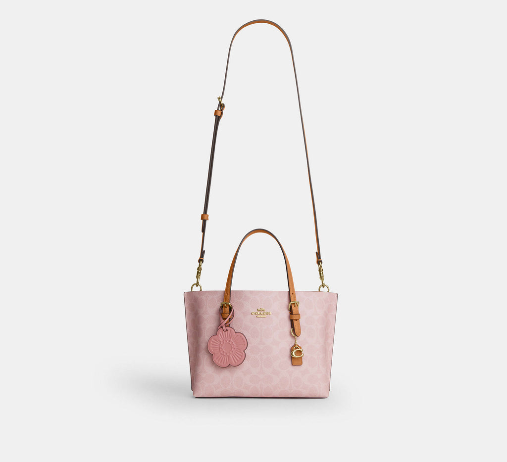 Mollie Tote Bag 25 In Signature Canvas With Charms