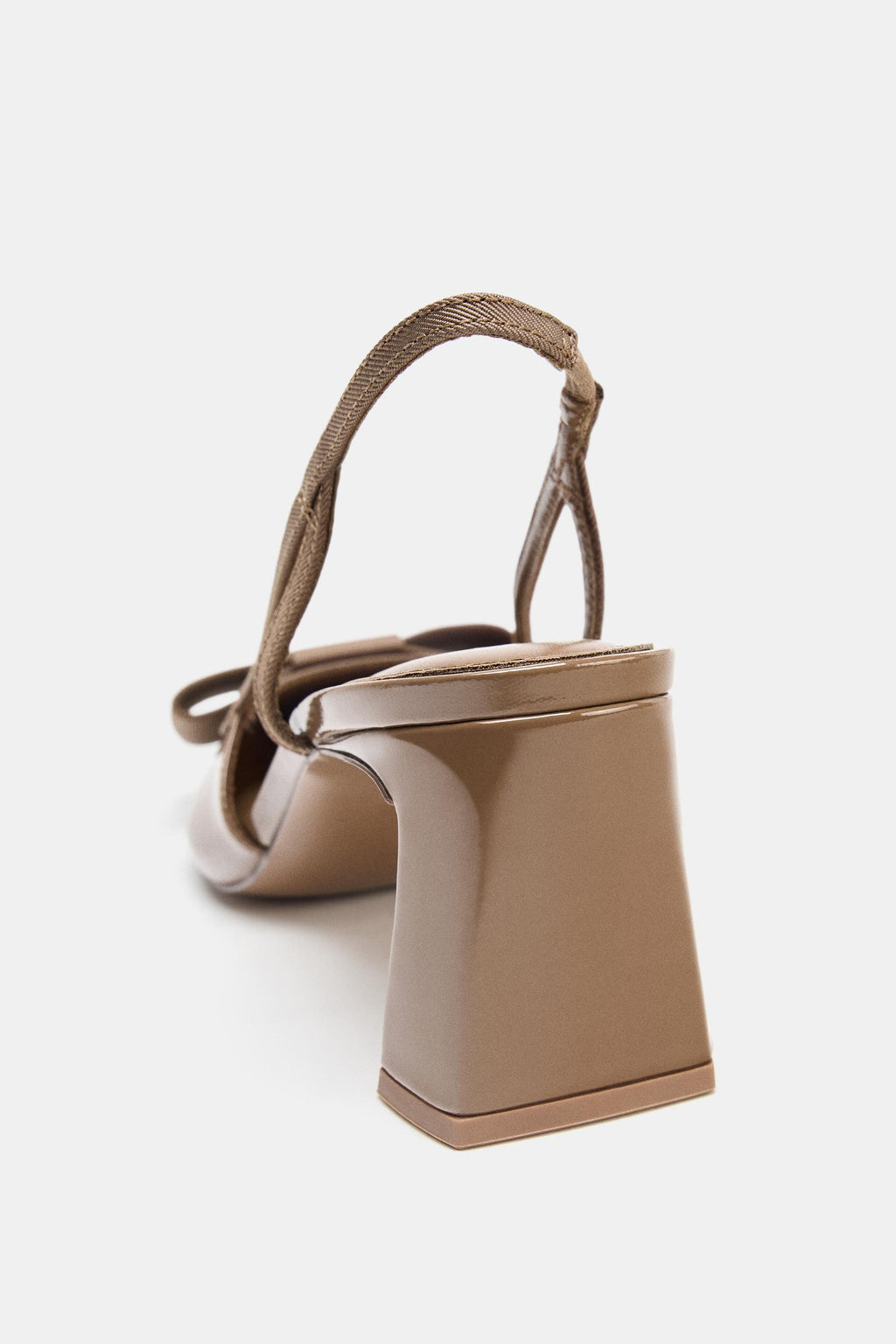 ZARA BOW SLINGBACK HEELS