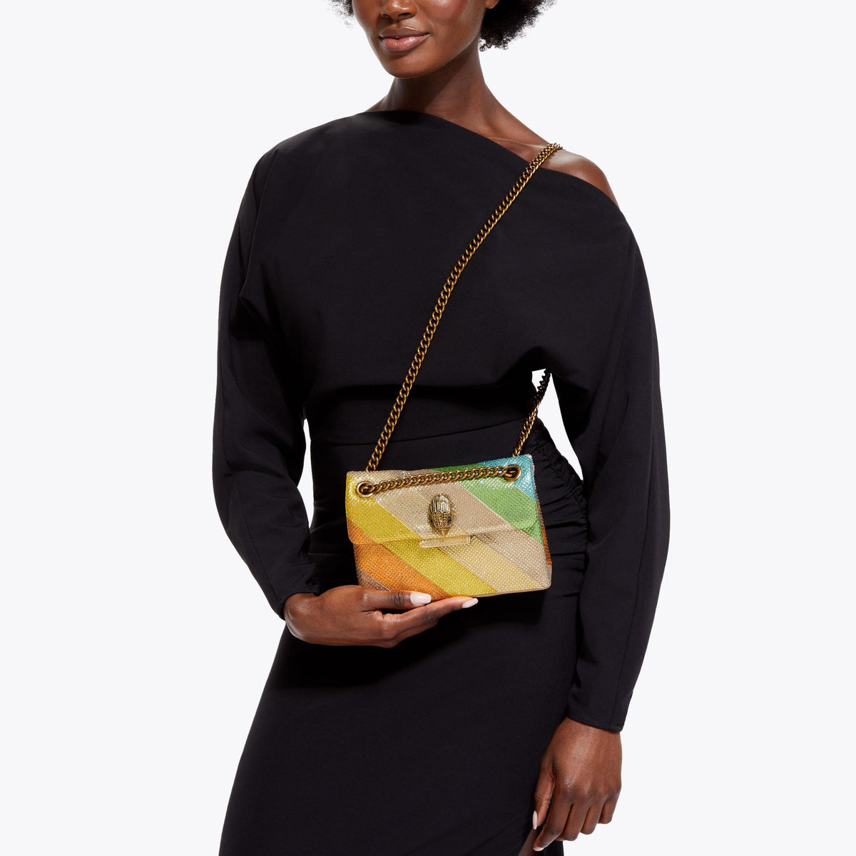 MINI CRYSTAL KENSINGTON BAG