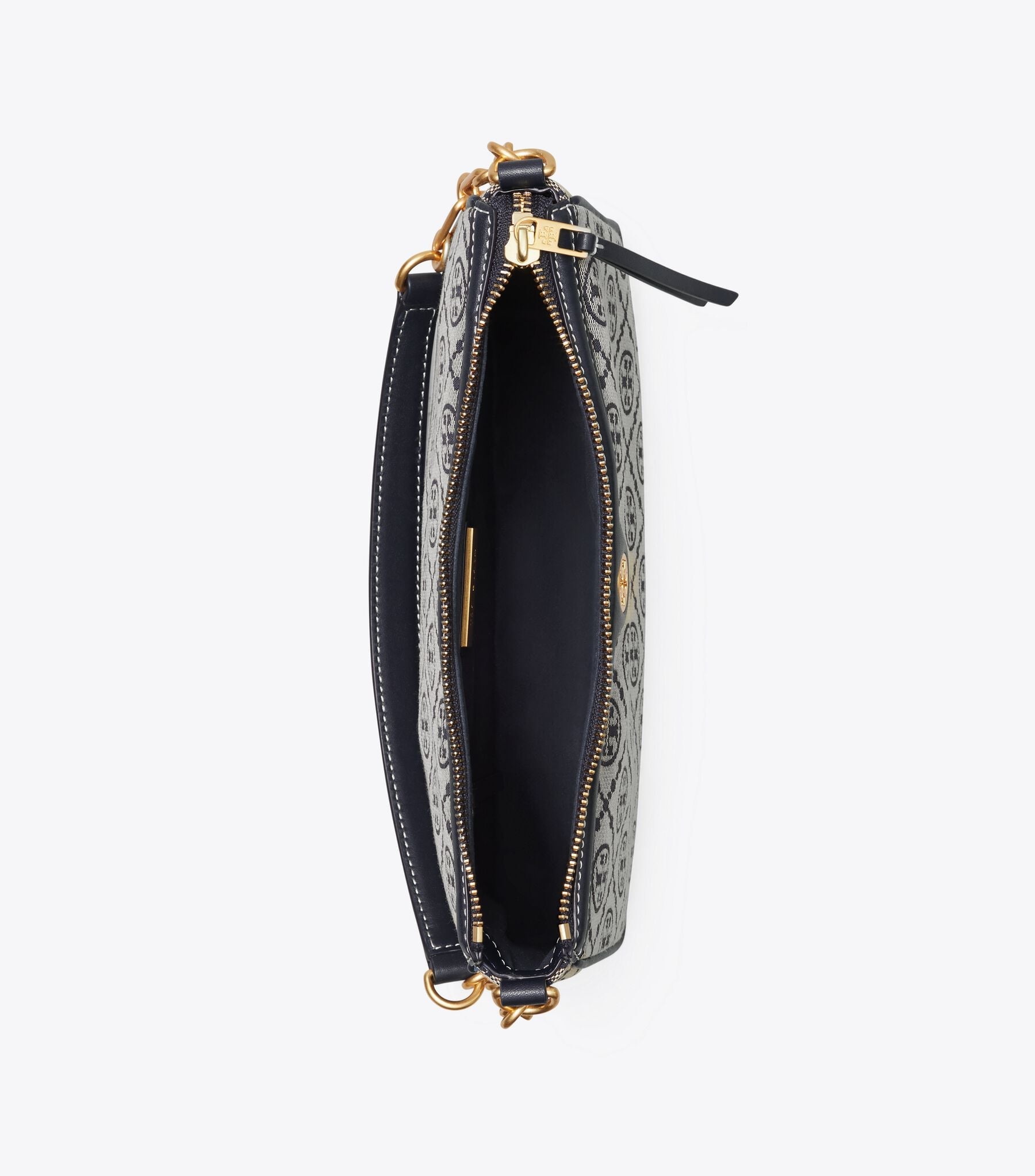 T MONOGRAM JACQUARD STUDIO BAG