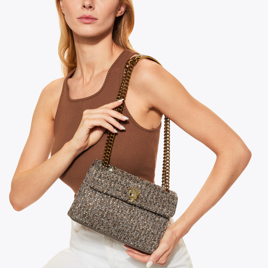 MEDIUM FABRIC KENSINGTON BAG