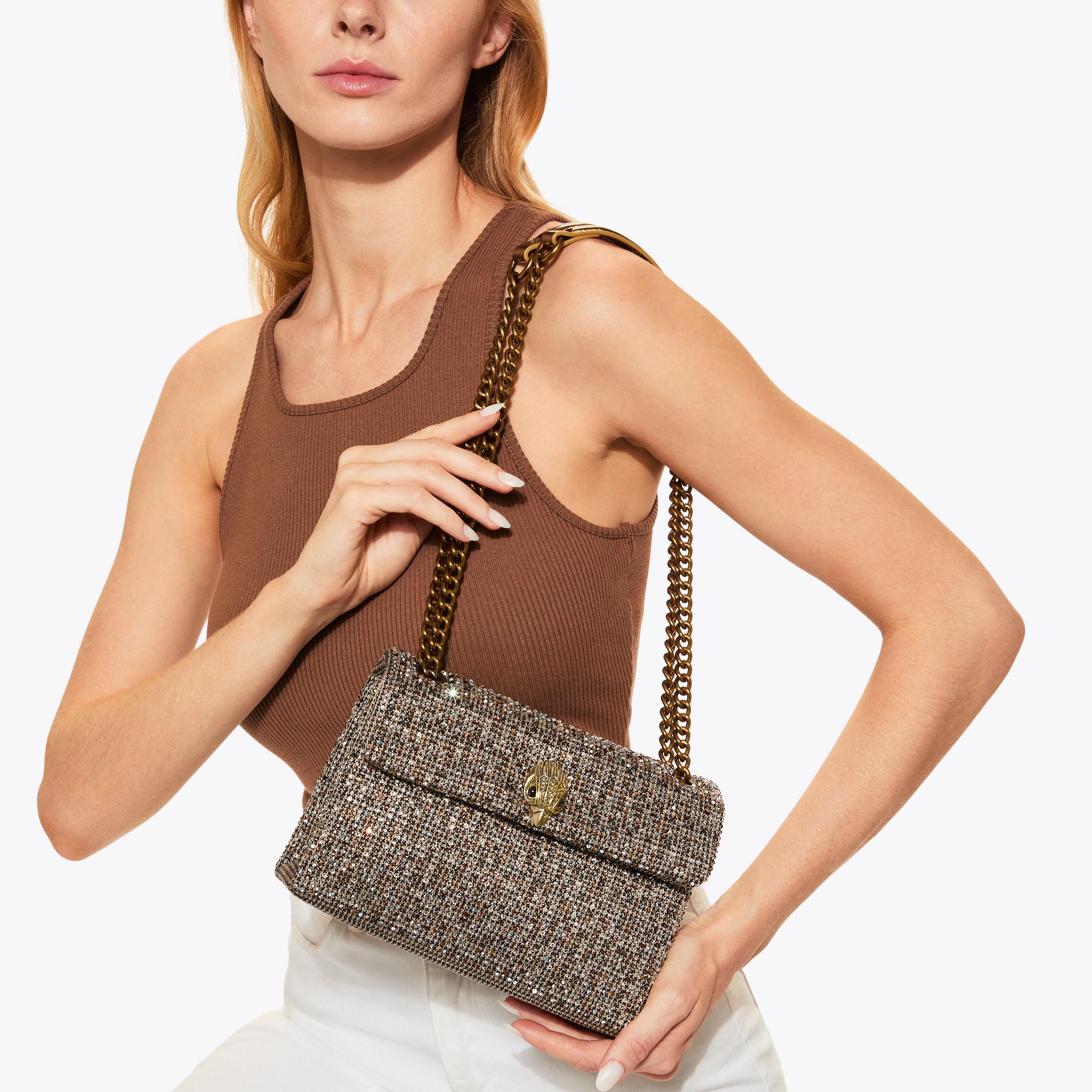 MEDIUM FABRIC KENSINGTON BAG