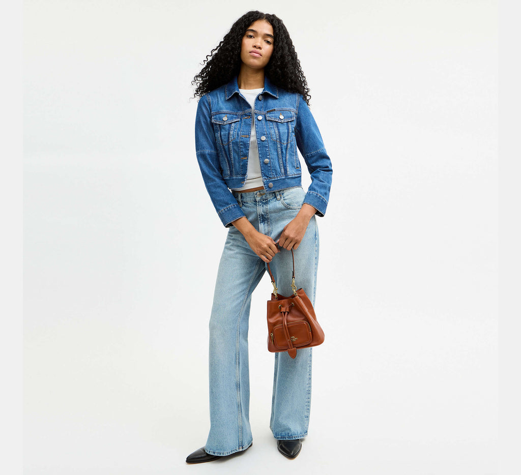 ROWAN BUCKET BAG WITH POCKET