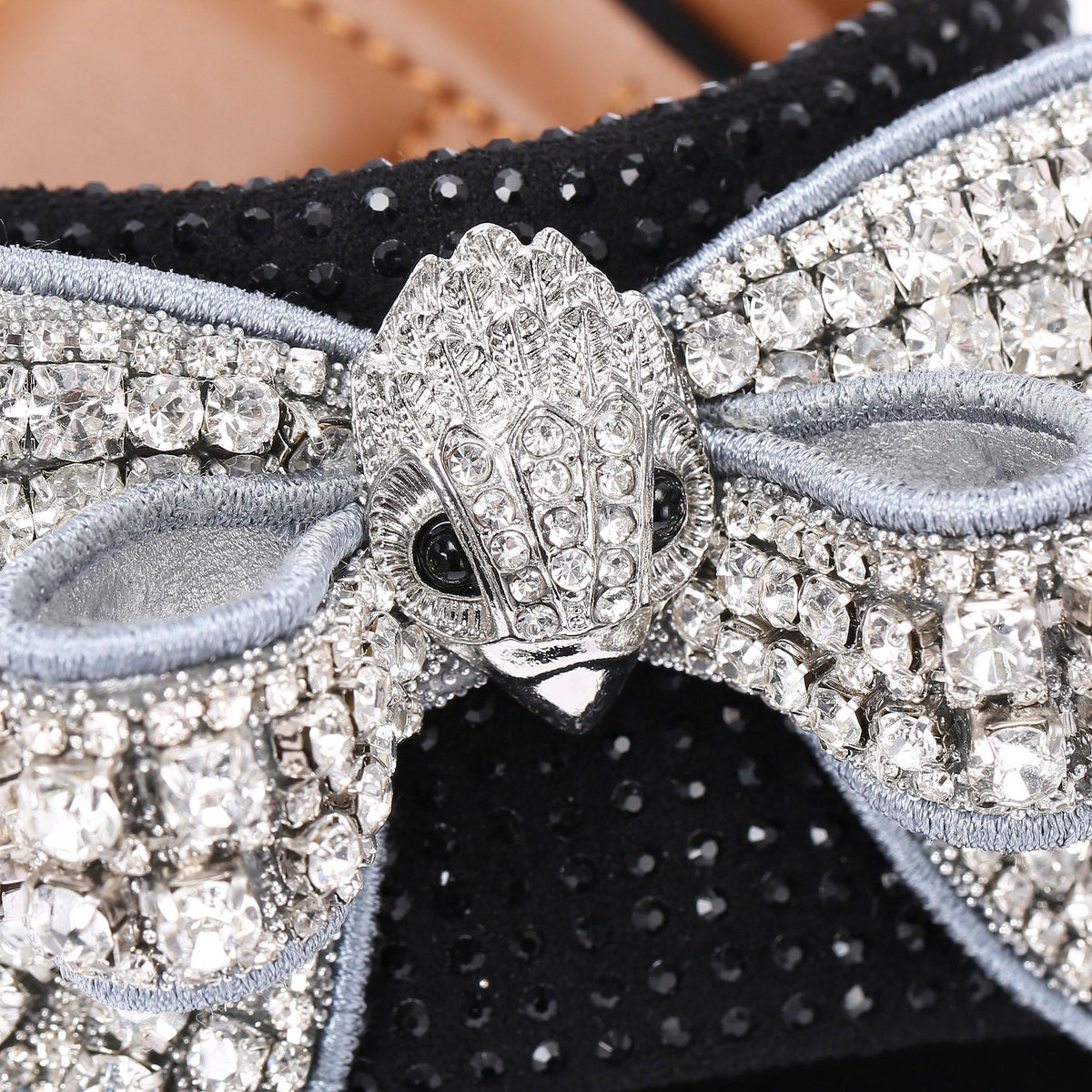 KENSINGTON BOW FLAT SANDAL