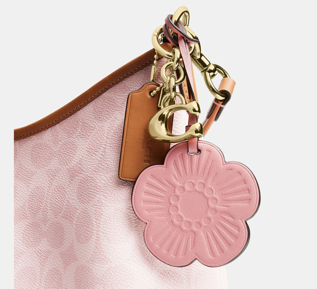 Laurel Shoulder Bag In Signature Canvas With Charms