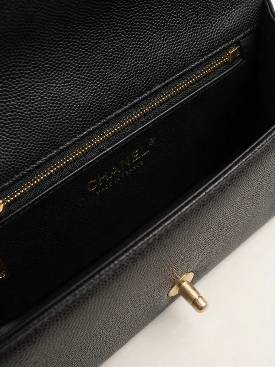 Small Souplissimo Maxi Flap with chain