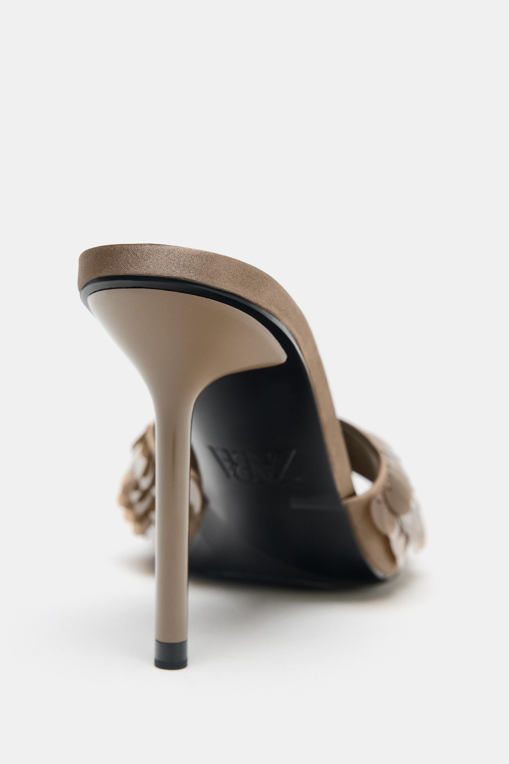 ZARA FANTASY SEQUIN HEELS