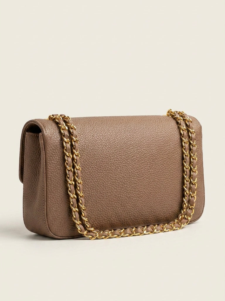 Small Souplissimo Maxi Flap with chain