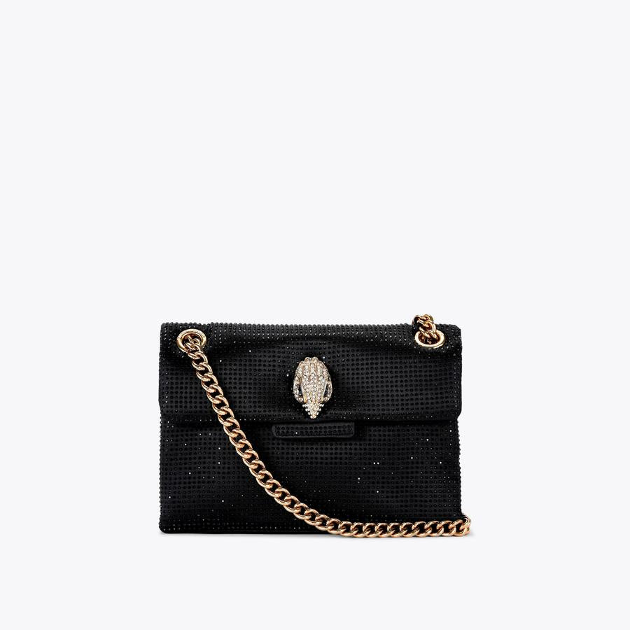 MINI KENSINGTON BLACK CRYSTAL BAG