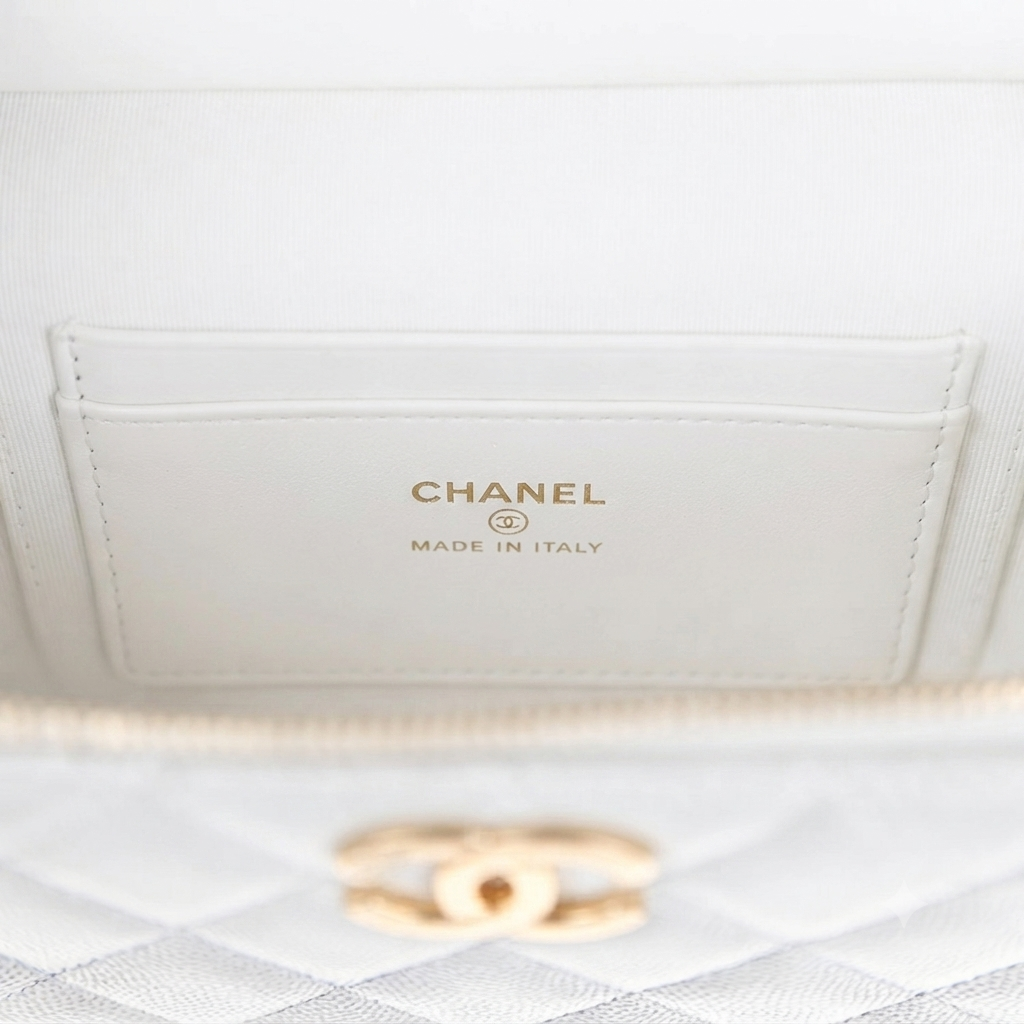 Top Handle Long Vanity Case with Chain